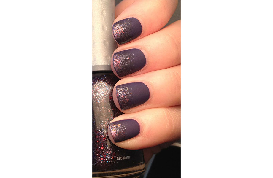 красивый новогодний маникюр 2019