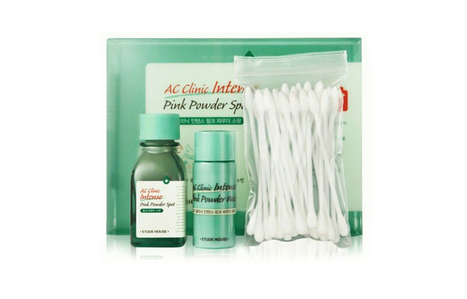 Набор для проблемной кожи, Etude House. Лекарственное средство с салициловой кислотой и растительными экстрактами борется с воспалениями, матирует и сужает поры, а порошок с серой – подсушивает прыщи. SOS-команда от высыпаний. Hitomi.com.ua, 390 грн