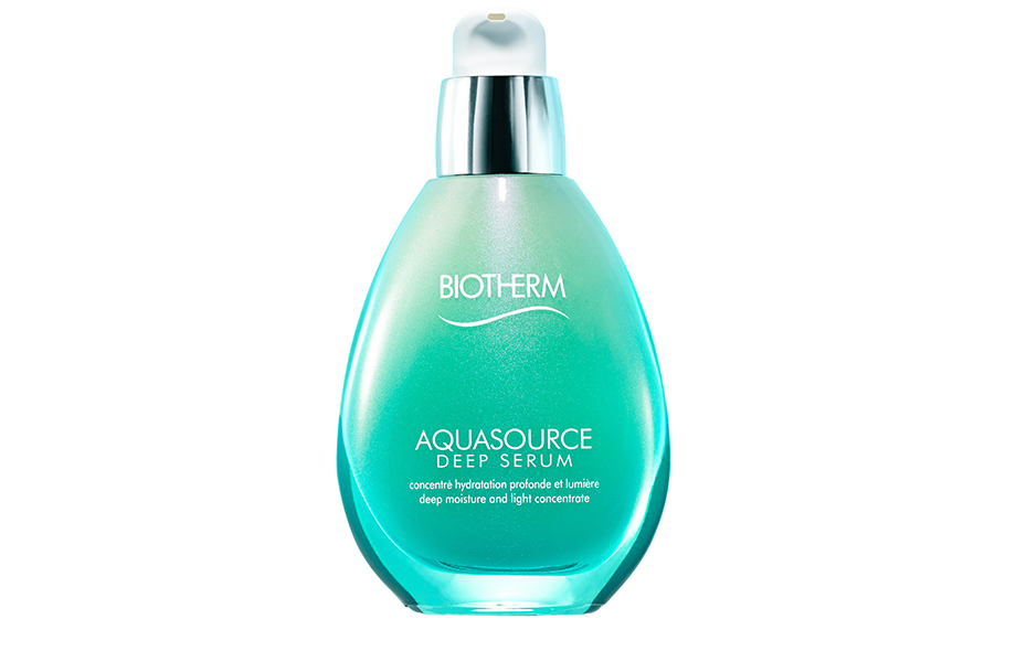 Aquasource Deep Serum от Biotherm глубоко увлажняет благодаря термальному планктону и улучшает цвет лица.