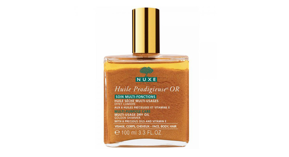 Мультифункциональное сухое масло Huile Prodigieuse, Nuxe. Одно из любимых средств француженок, это масло увлажянет и питает кожу, не перегружая ее. Впитывается быстро, не пачкает одежду, не блестит – словом, идеальное. Спрашивайте в аптеках, 540 грн