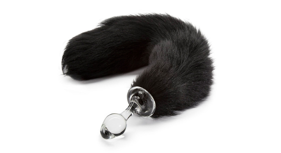 Лисий хвост от coco-de-mer Crystal Delights Minx Real Fur Tail Plug Red Fox