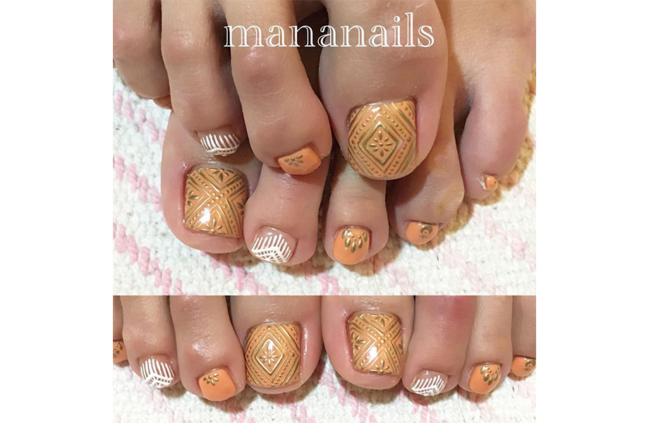 педикюр лето-2018