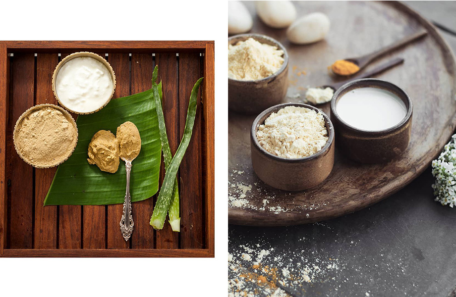 маска из куркумы