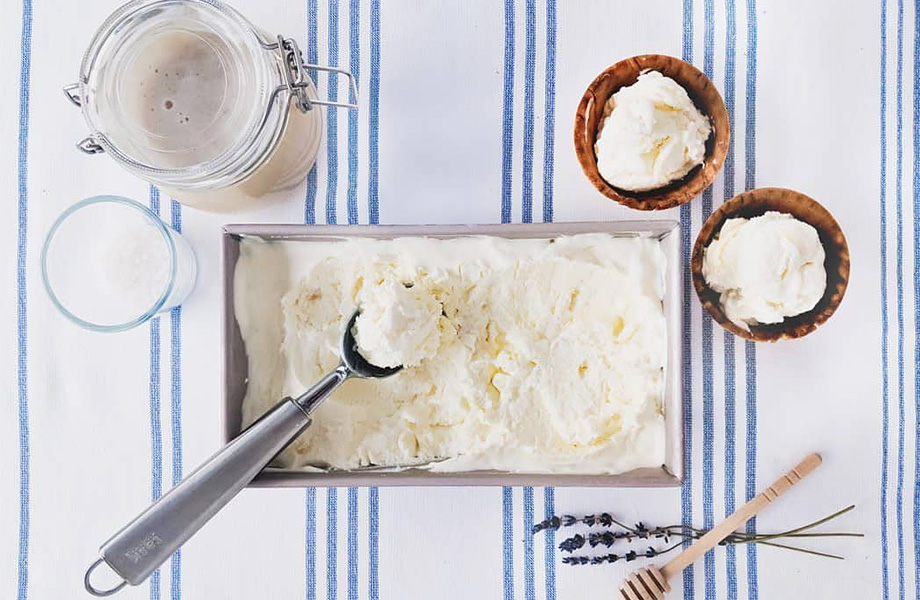 Вершкове морозиво зі згущеним молоком без морозивниці