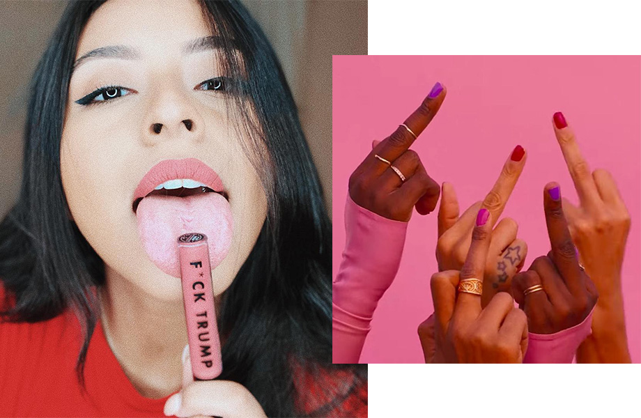 помада Lipslut F*ck Trump