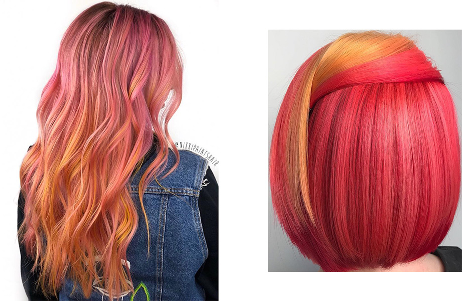 волосы Розовый лимонад