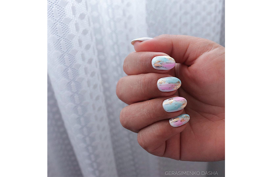 Абстрактный маникюр Абстрактный маникюр