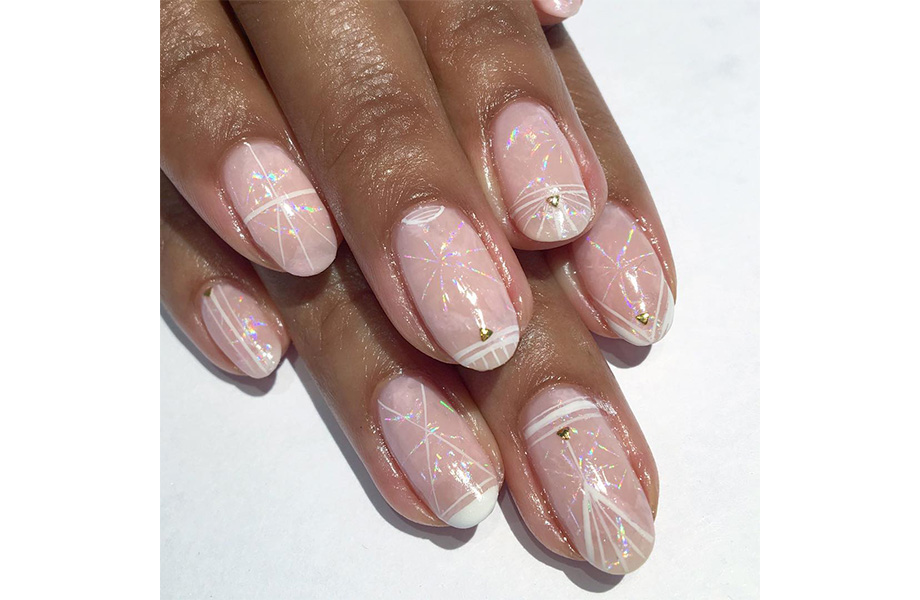 Свадебный маникюр дизайн