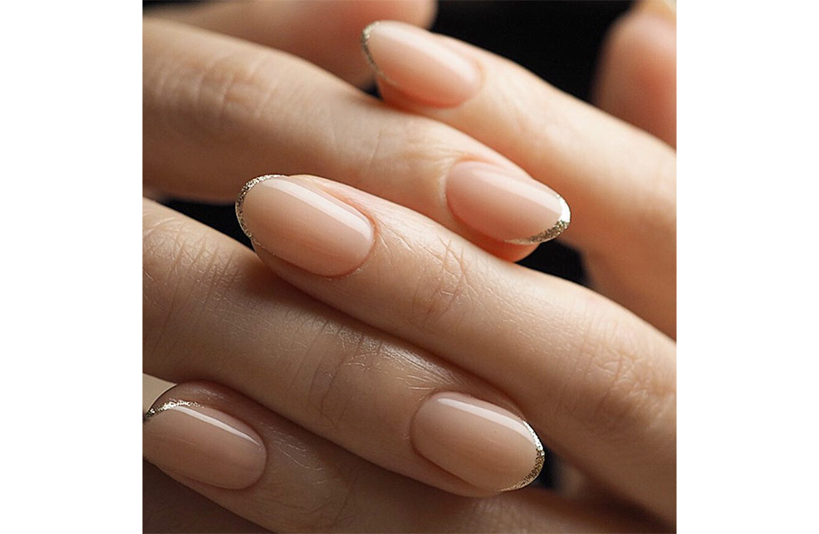 Свадебный маникюр френч