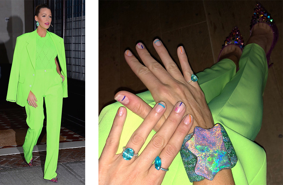 Блейк Лайвли маникюр