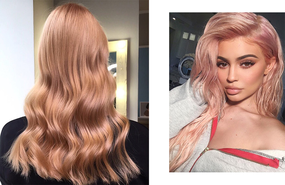 Клубничная позолота окрашивание