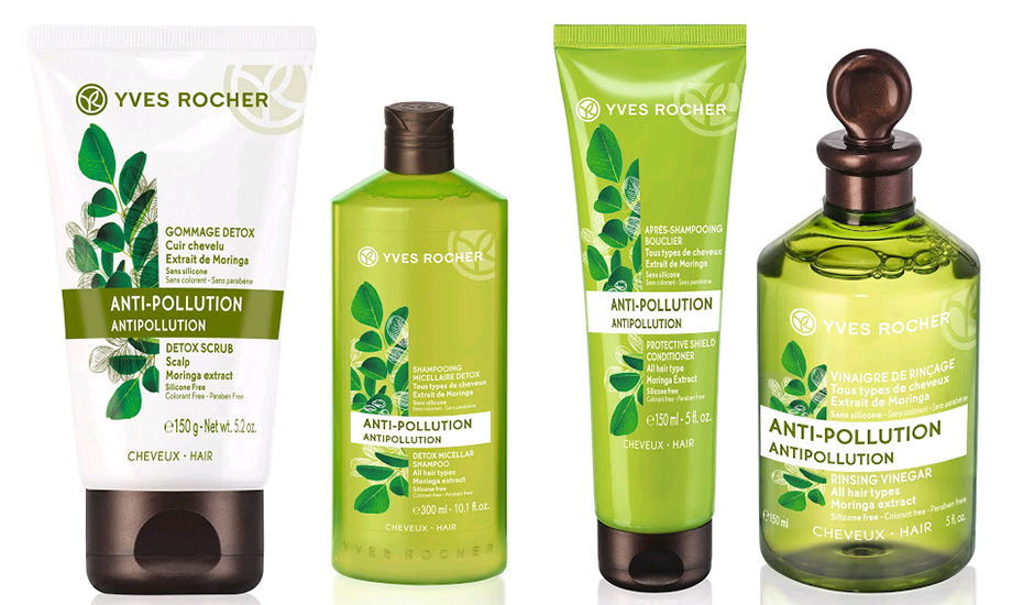 Yves Rocher, гамма для ухода за волосами «Детокс и восстановление»