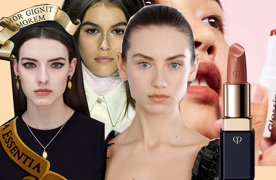 Помады карамель-шоколад