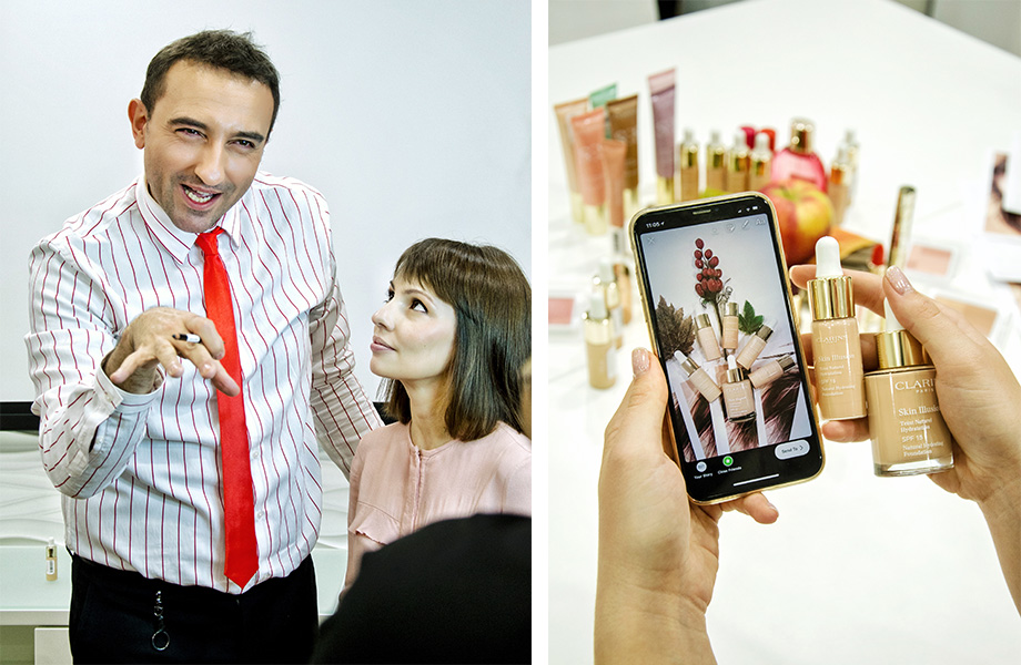 Презентация тональной основы Clarins Skin Illusion SPF 15