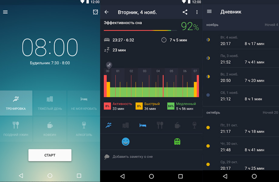 Runtastic Sleep Better