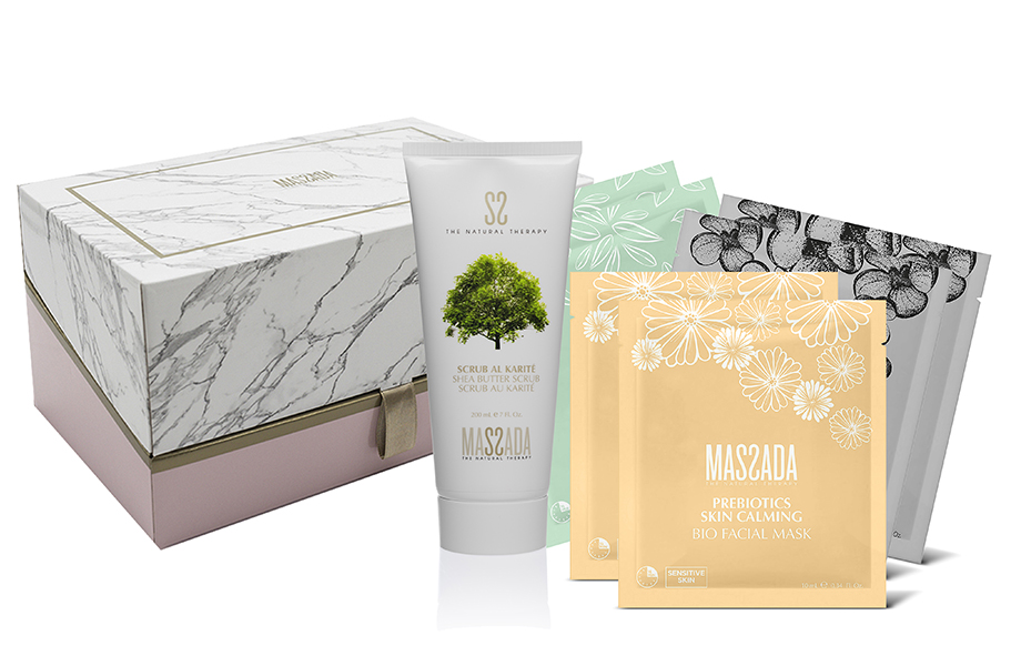 Massada, Набор (скраб с маслом ши + маски)
