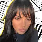 челка Кендалл Дженнер