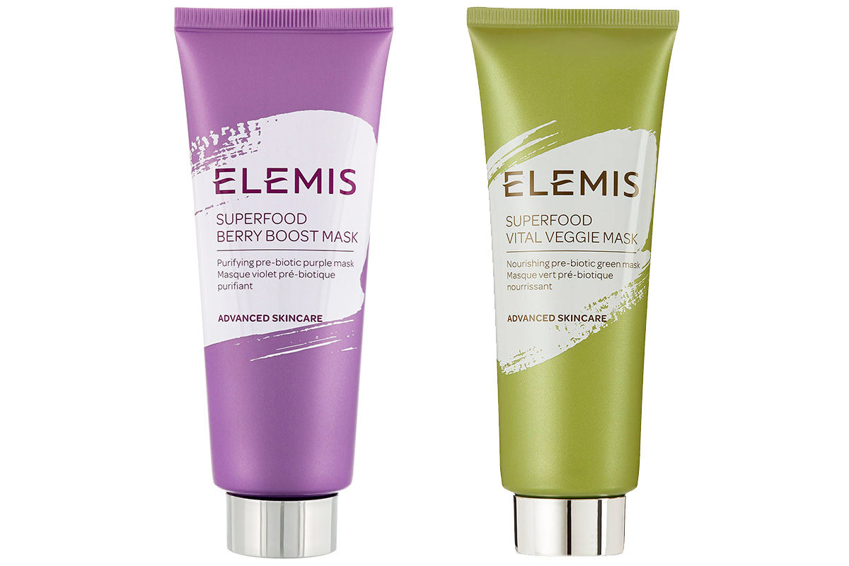 Elemis, Superfood Vital Veggie Mask & Berry Boost Mask