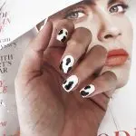 Cow print маникюр