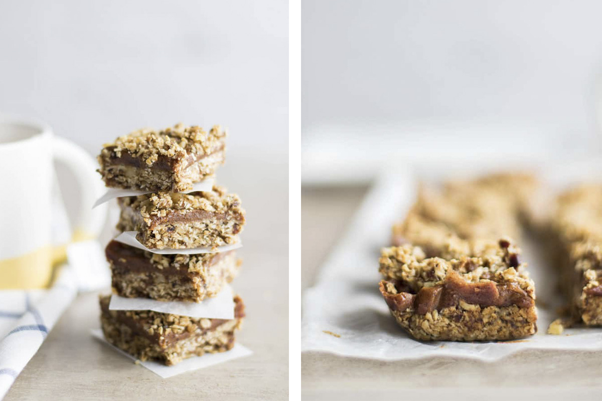 Безглютеновые батончики из фиников и овсянки