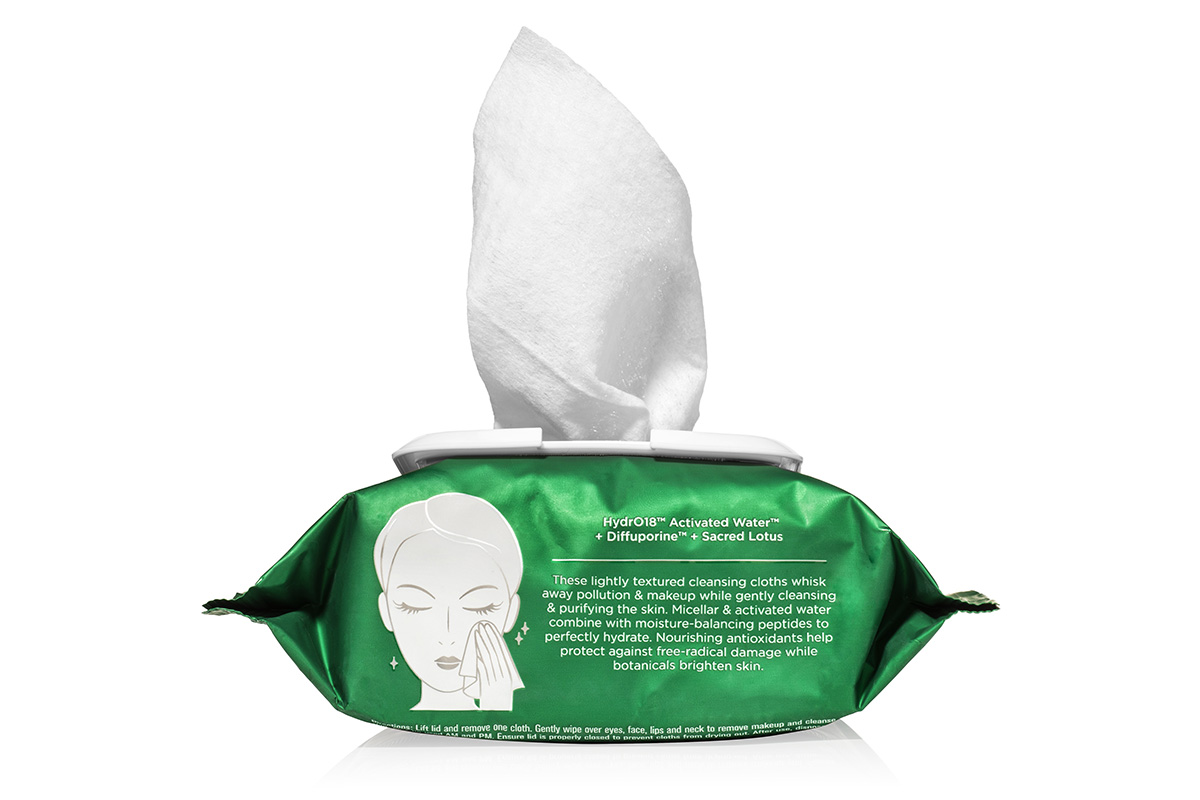 HydroPeptide, Hydroactive Cleanse Micellar Facial Towelettes