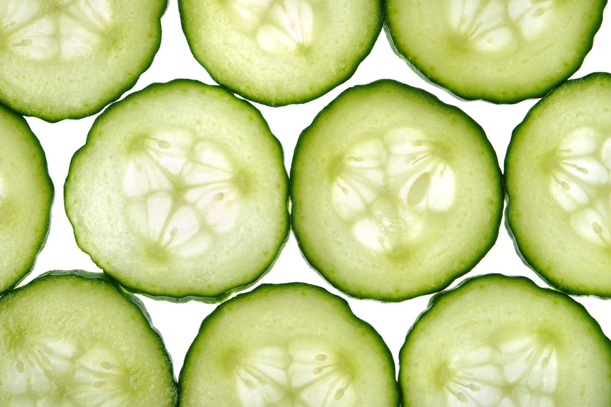 маска из огурца