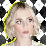 макияж с глиттерами