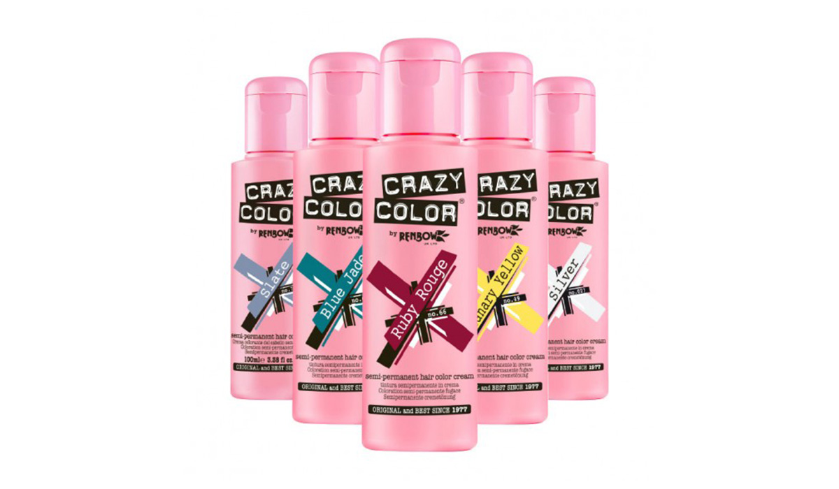 Renbow Crazy Color, Semi Permanent Hair Color Cream