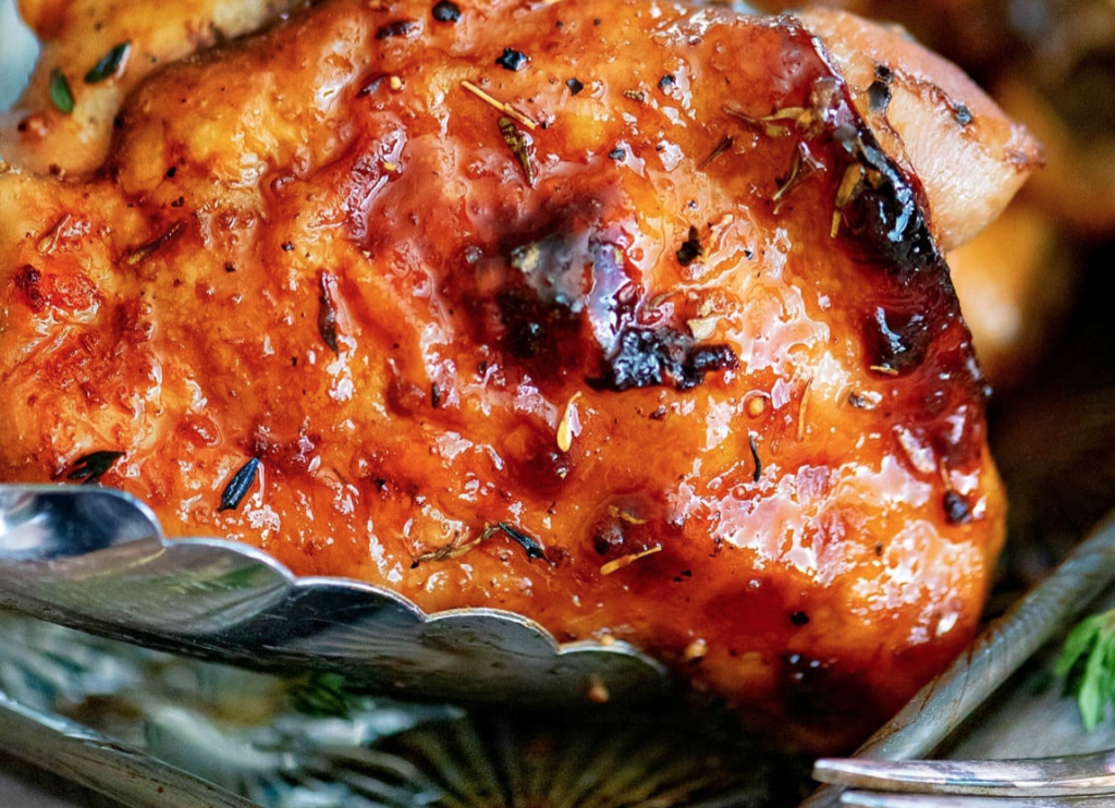 Курка в медово-бальзамічному соусі