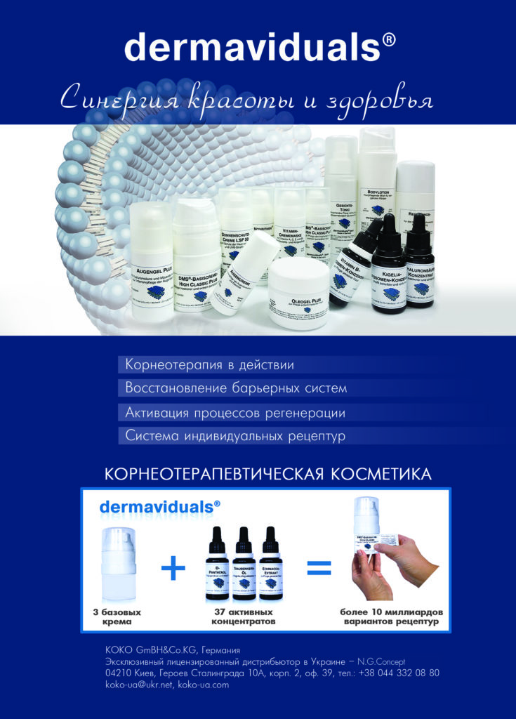 Индивидуальные средства для ухода за кожей от dermaviduals®
