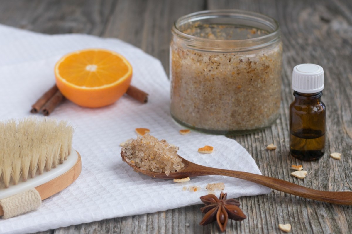 Сахарный скраб для кожи головы