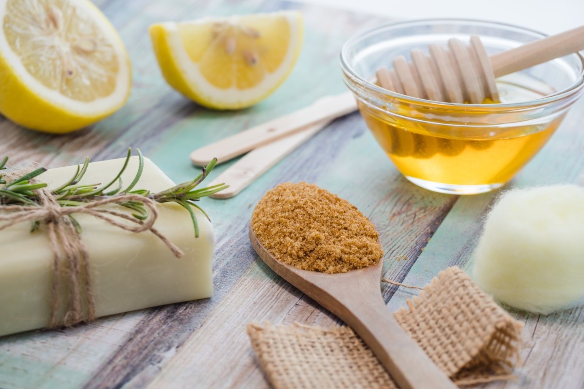 Лимоный скраб для кожи головы