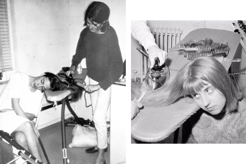 История выпрямления волос