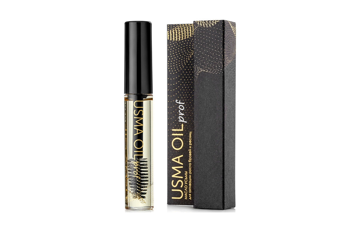 Масло усьмы для роста бровей Alisa Bon, Usma Oil prof