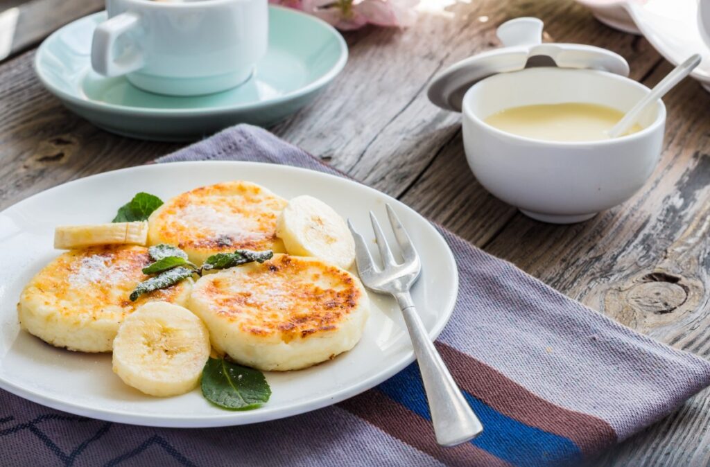 рецепт сырников с бананом