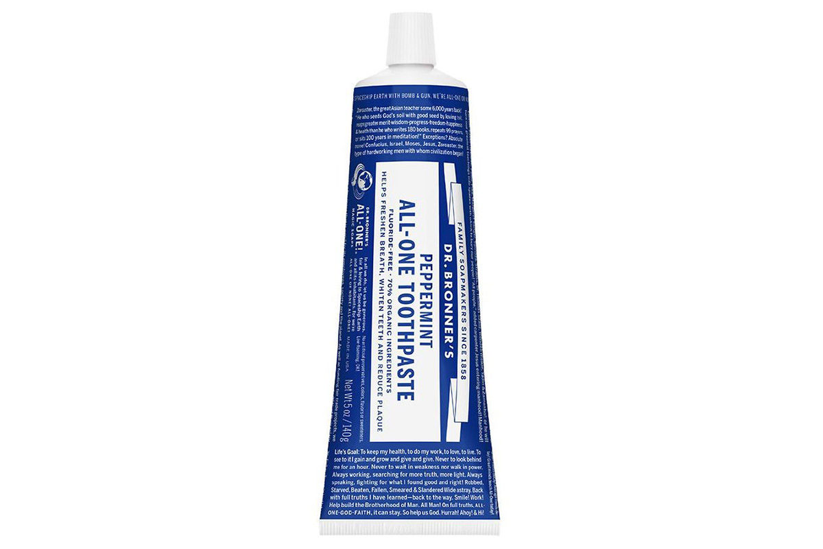 Натуральная зубная паста Dr. Bronner's, Peppermint All-One Toothpaste