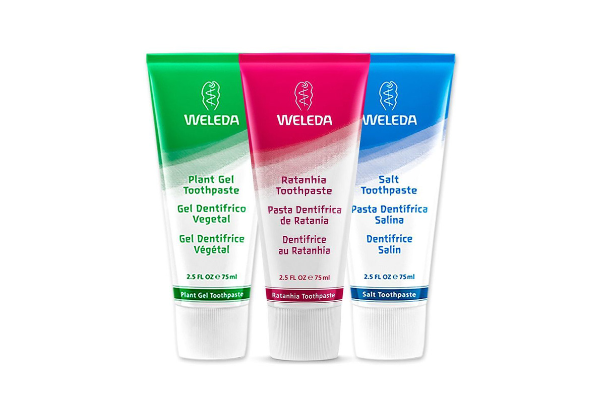 Weleda, Plant-Rich Toothpaste 3-Piece Set