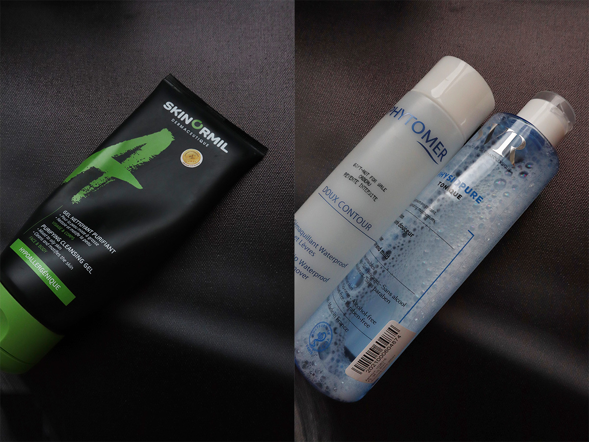 Гель для умывания Skinormil и тоникSVR Physiopure