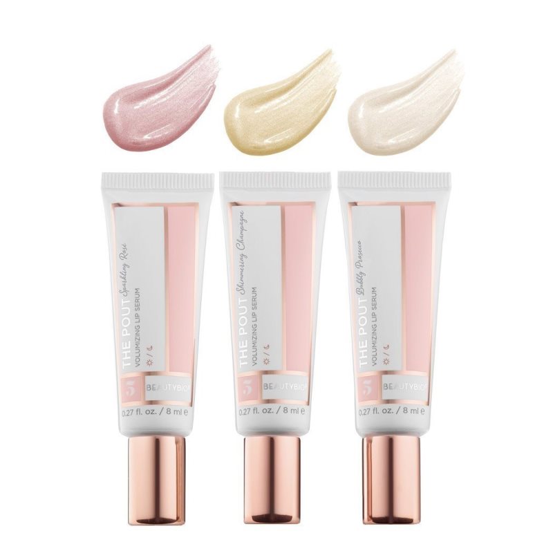 Beauty Bio, The Pout Sparkling Rosé Hyaluronic Acid Collagen Plumping Lip Serum