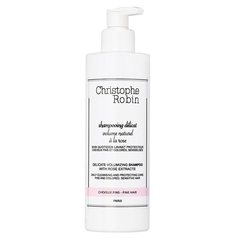 Christophe Robin, Delicate Volumizing Shampoo With Rose Extracts