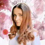 окрашивание волос Rose Gold