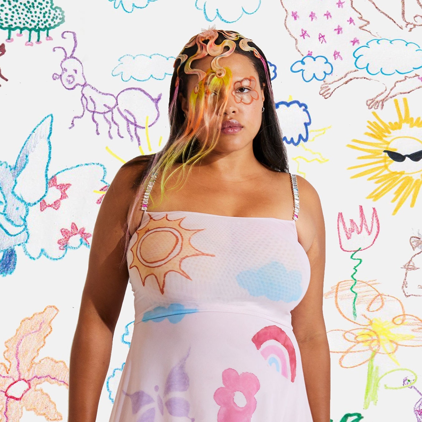 Collina Strada: неоновые цветы