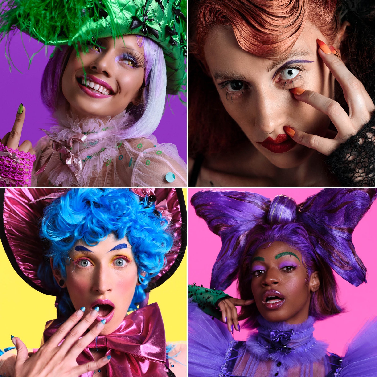 Wiederhoeft: разноцветные брови и контактные линзы