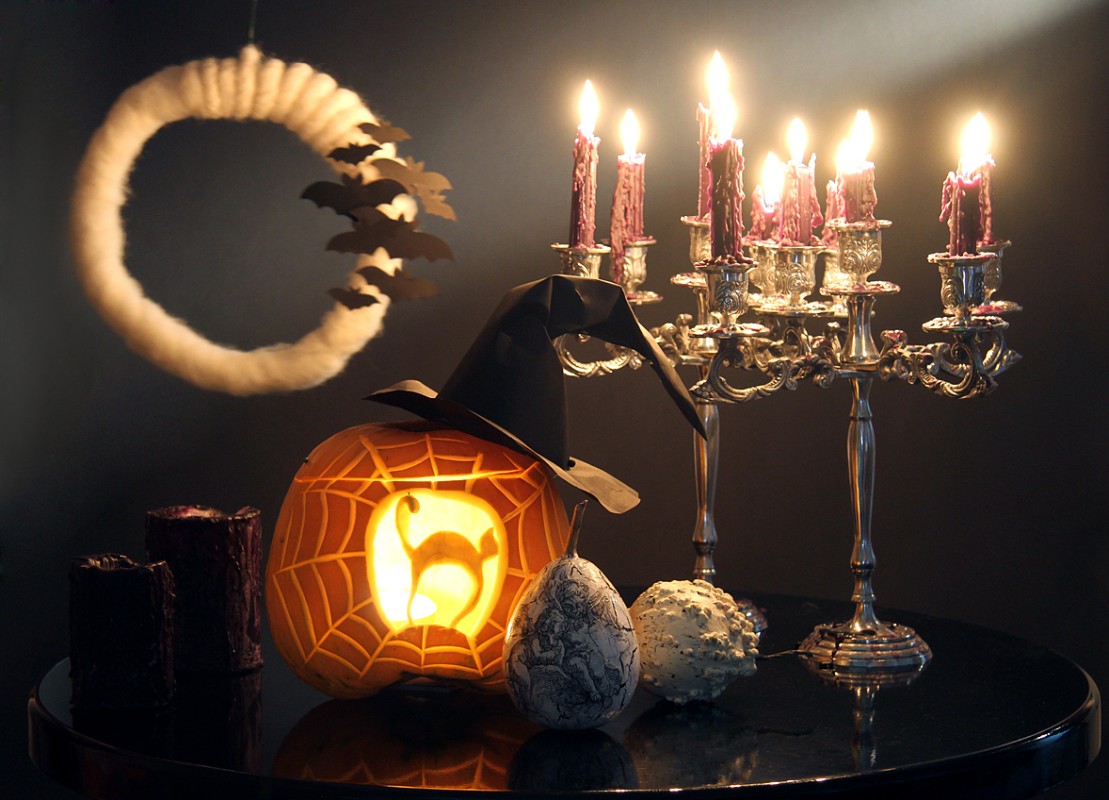 Хэллоуин 2020: “светильник Джека”, тыквы с цветами и декораторы