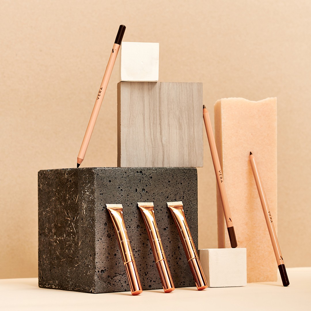 Тушь для бровей с микрофиброй VERA Fiber Eyebrow Mascara