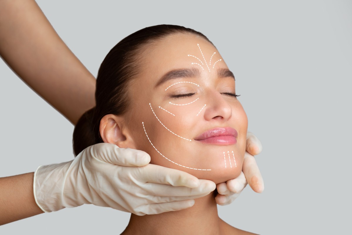 где массажные линии лица