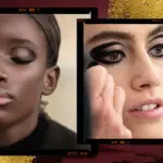 Необычный макияж глаз на показе Chanel Métiers d'Art 2020/21