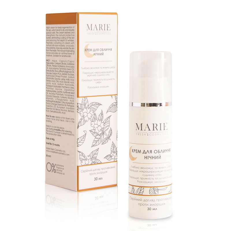 Marie Fresh Cosmetics, ночной крем для лица