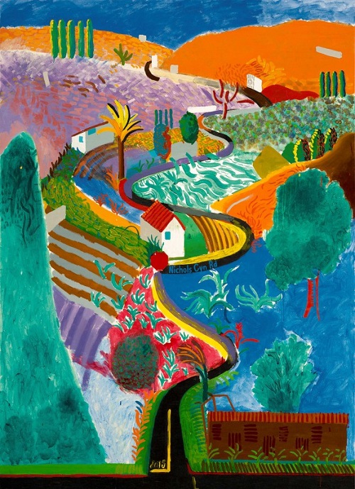 Дэвид Хокни, «Каньон Николс» (1980)