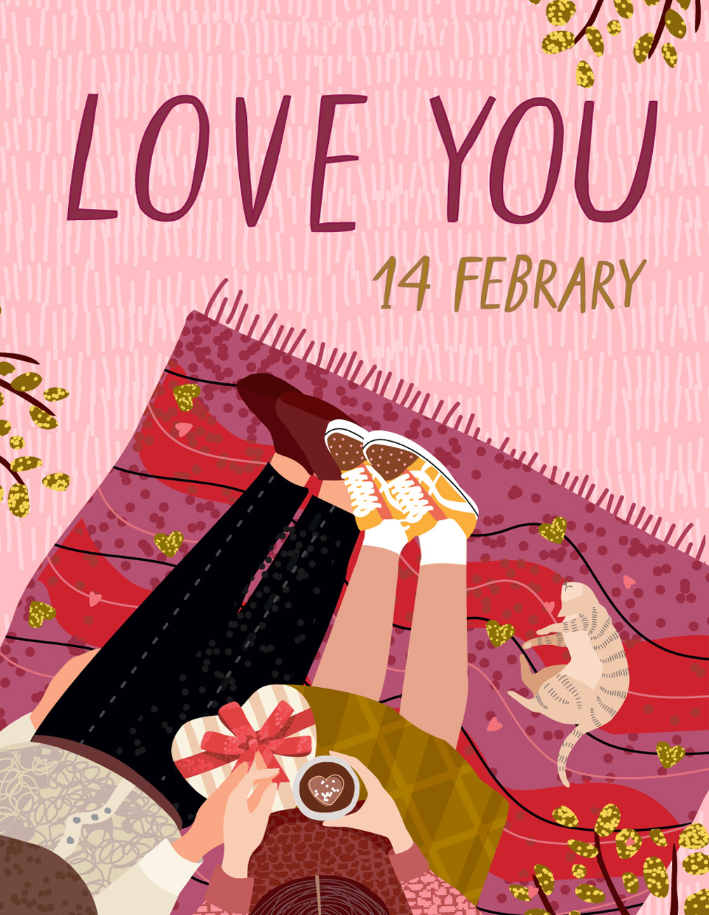 Поздравление с 14 февраля: оригинальные сообщения